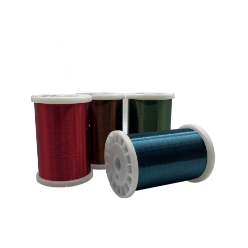 Blå / grön / röd / brun färg emaljerad koppartråd för lindningsspolar