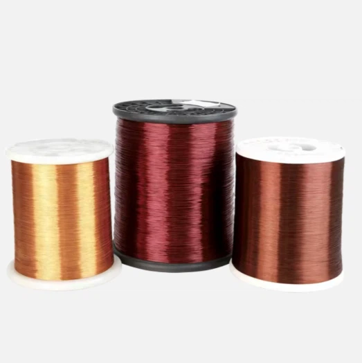Copper - klädd aluminium och aluminium emaljerad tråd